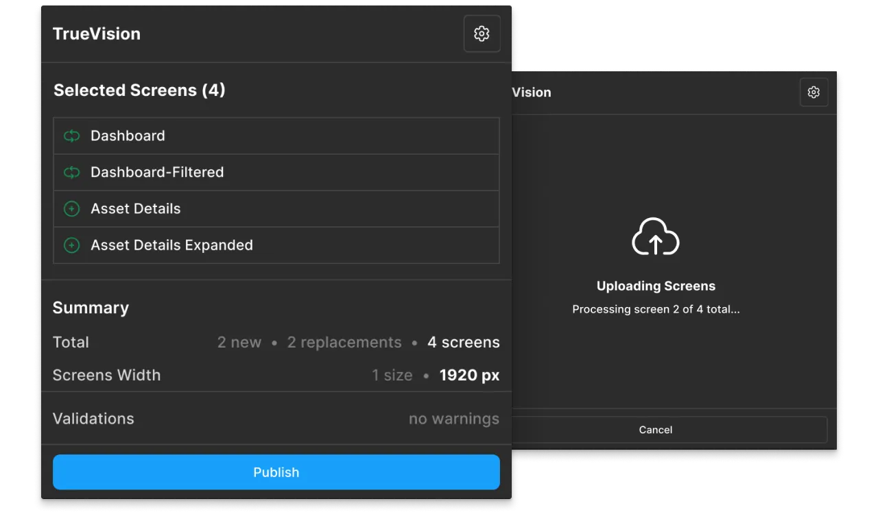 Revisio plugin interface preview